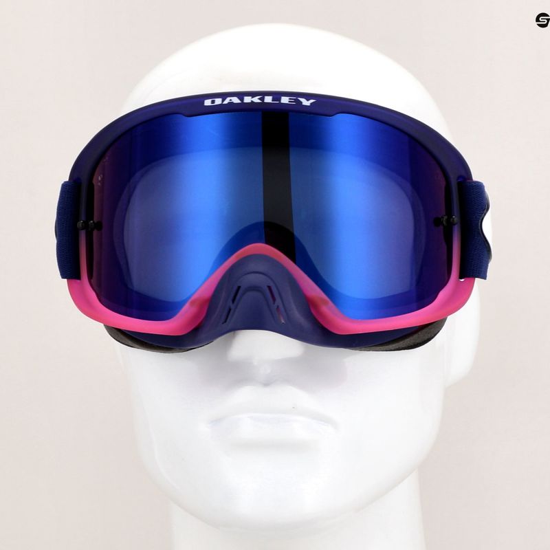 Велосипедні окуляри Oakley O Frame 2.0 Pro MTB tld navy stripes/black ice iridium 9