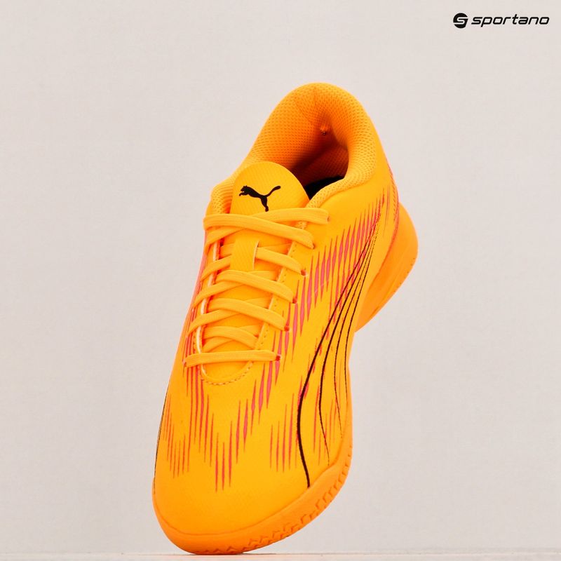 Бутси футбольні дитячі PUMA Ultra Play TT Jr sunset glow/puma black/sun stream 9