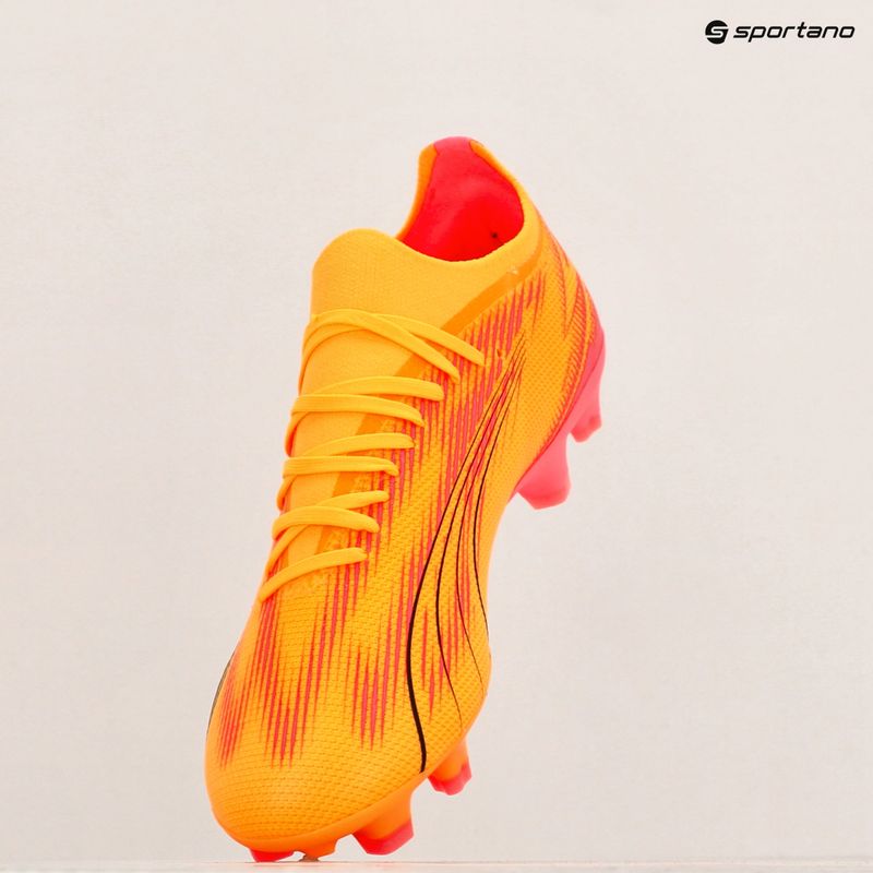 Бутси футбольні PUMA Ultra Match FG/AG sunset glow/puma black/sun stream 9