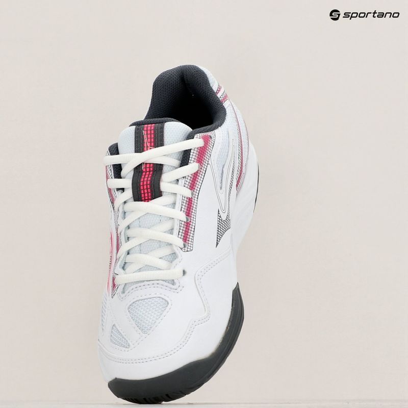 Кросівки тенісні жіночі Mizuno Break Shot 4 AC white / pink tetra / turbulence 15