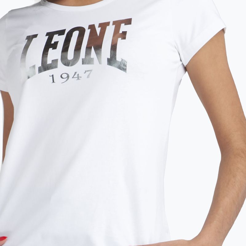 Футболка жіноча LEONE 1947 Big Logo Basic whisper white 5