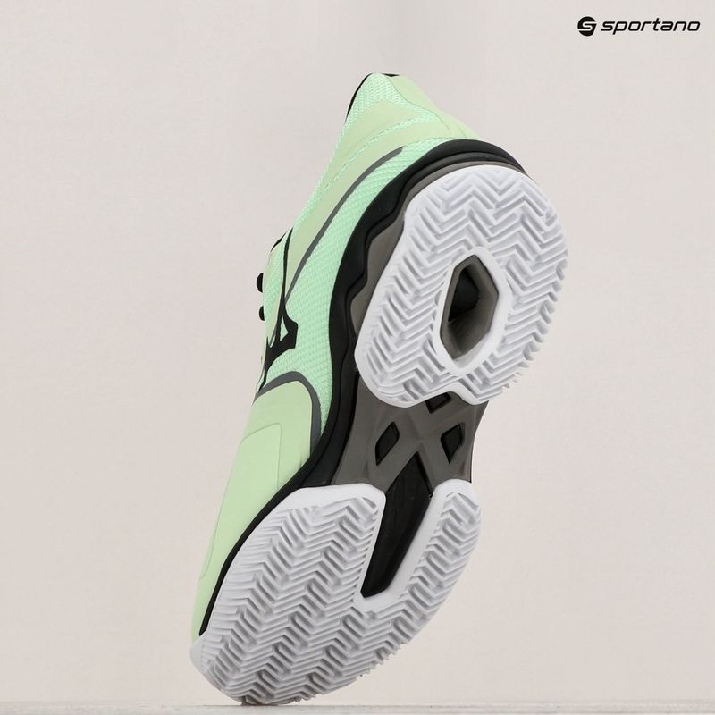 Кросівки тенісні чоловічі Mizuno Wave Exceed Light 2 CC patina green/black/white 9