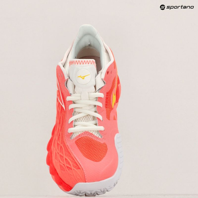 Кросівки тенісні жіночі Mizuno Wave Enforce Tour CC candy coral/snow white/neon flame 9