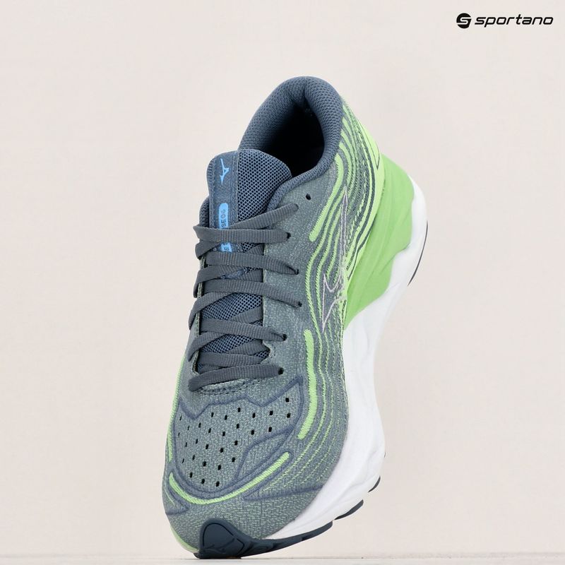 Кросівки для бігу чоловічі Mizuno Wave Skyrise 4 camo green/china blue/909c 9