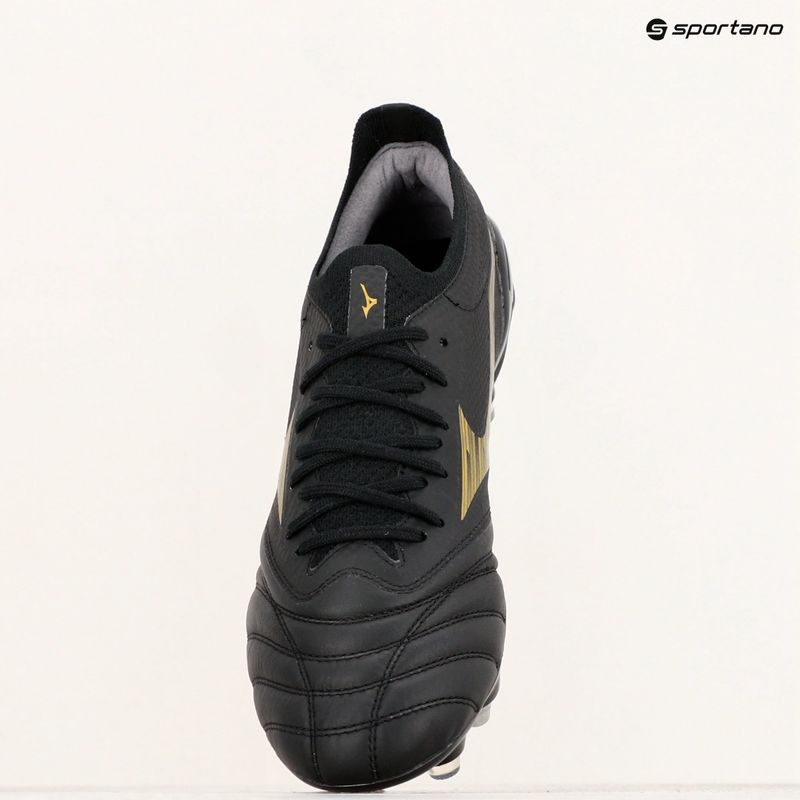 Кросівки футбольні чоловічі Mizuno Morelia Neo IV Beta SG black/gold/black 9