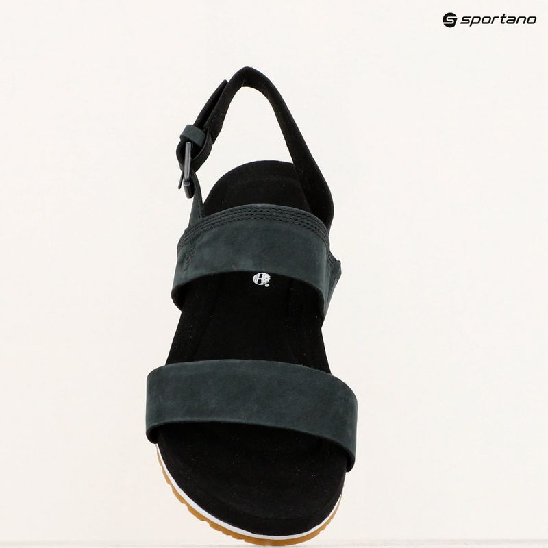 Жіночі босоніжки Timberland Malibu Waves 2Band чорні 10