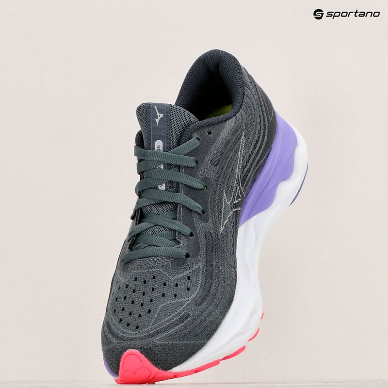 Кросівки для бігу жіночі Mizuno Wave Skyrise 4 sweather/peony blue/punch 9