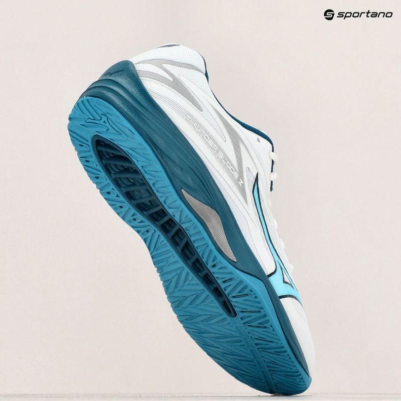 Кросівки волейбольні чоловічі Mizuno Thunder Blade Z white/sailor blue/silver 9