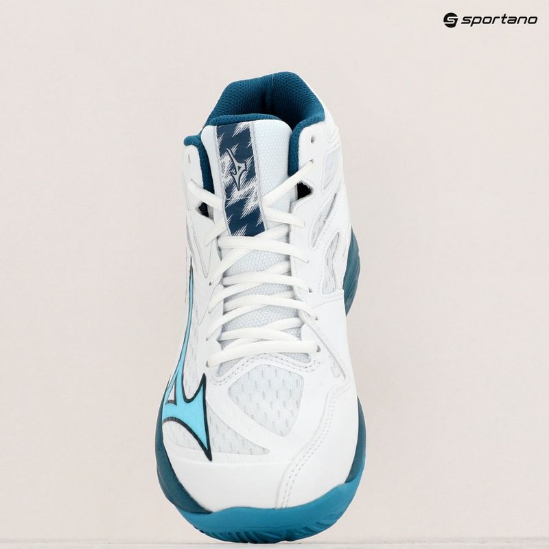 Кросівки волейбольні чоловічі Mizuno Thunder Blade Z Mid white/sailor blue/silver 9