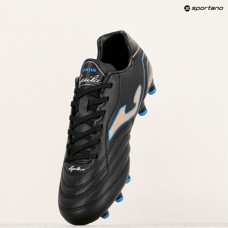Бутси футбольні чоловічі Joma Aguila FG black/gold 14