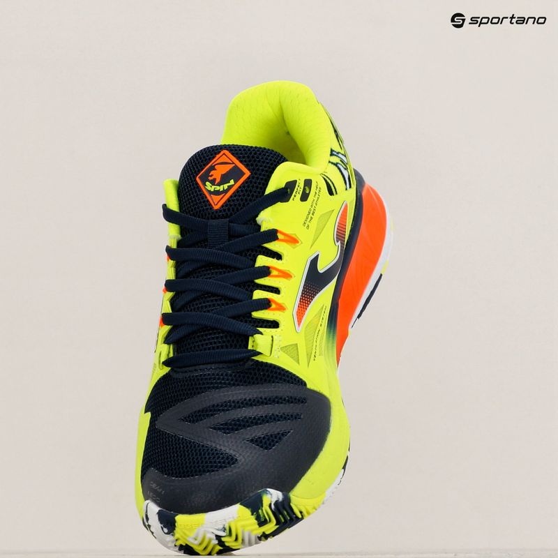 Кросівки для паделю чоловічі Joma Spin OM navy/lemon fluor 10