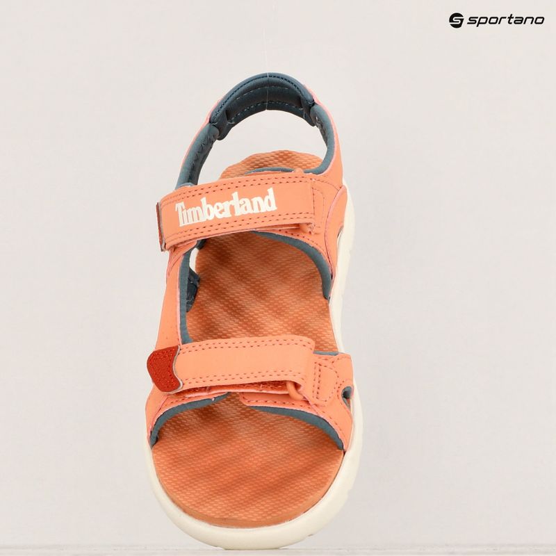 Дитячі сандалі Timberland Perkins Row 2 Strap світло-помаранчеві 17