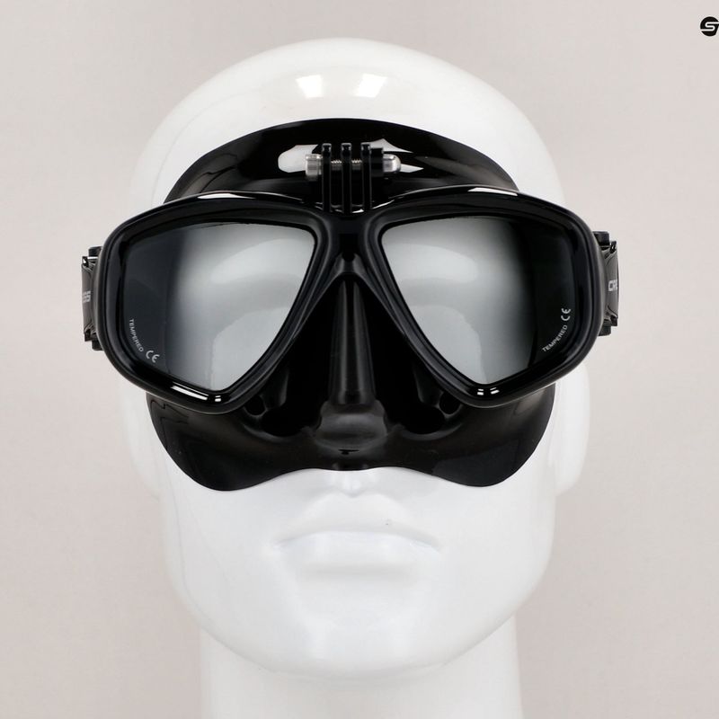 Маска для дайвінгу Cressi Action black/black 3