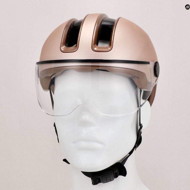 Шолом велосипедний ABUS Hud-y Ace champagne гold 9