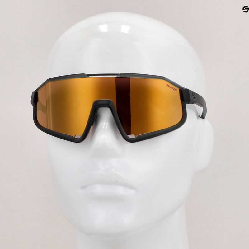 Чоловічі сонцезахисні окуляри Quiksilver Slash Polarised димчасті/золотисті 7