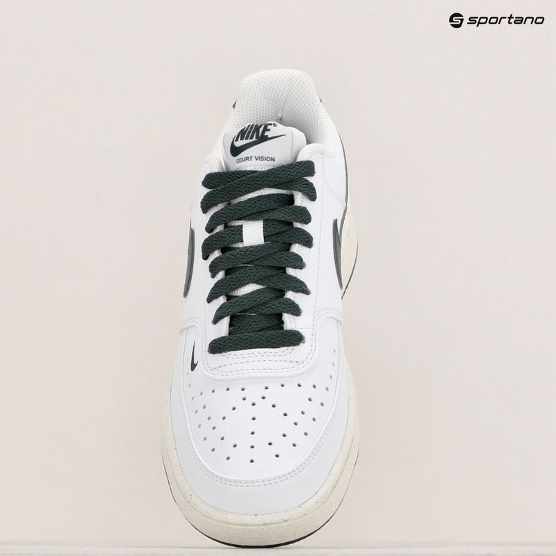 Кросівки жіночі Nike Court Vision Low Next Nature white / stadium green / sail / vintage green 10