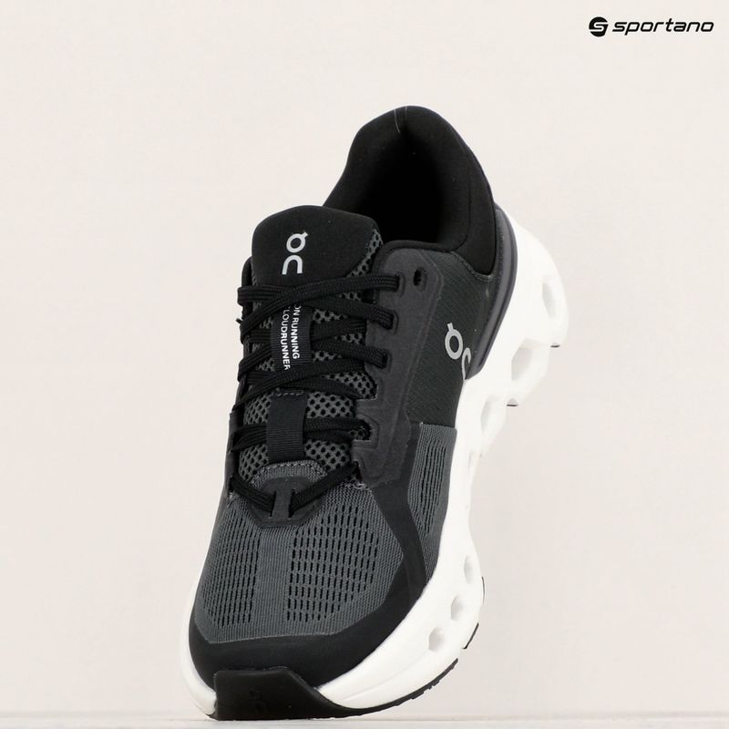Черевики для бігу жіночі On Cloudrunner 2 eclipse/black 16