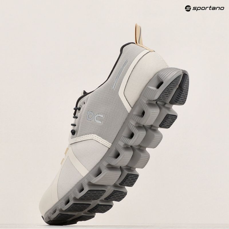 Черевики для бігу жіночі On Running Cloud 5 Waterproof pearl/fog 16