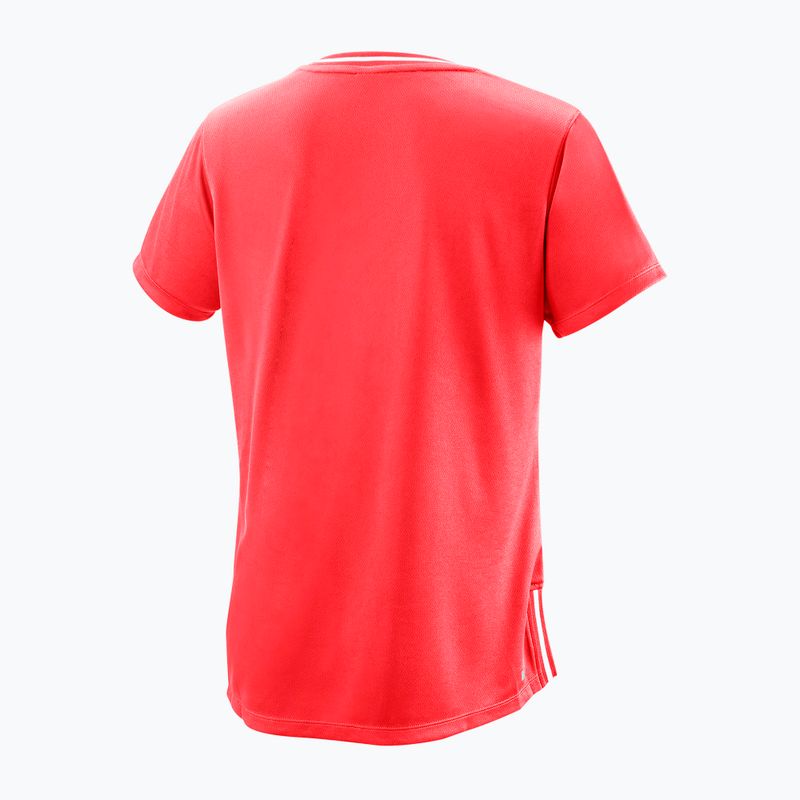 Футболка тенісна жіноча Wilson Team II V-Neck помаранчева WRA795309 2