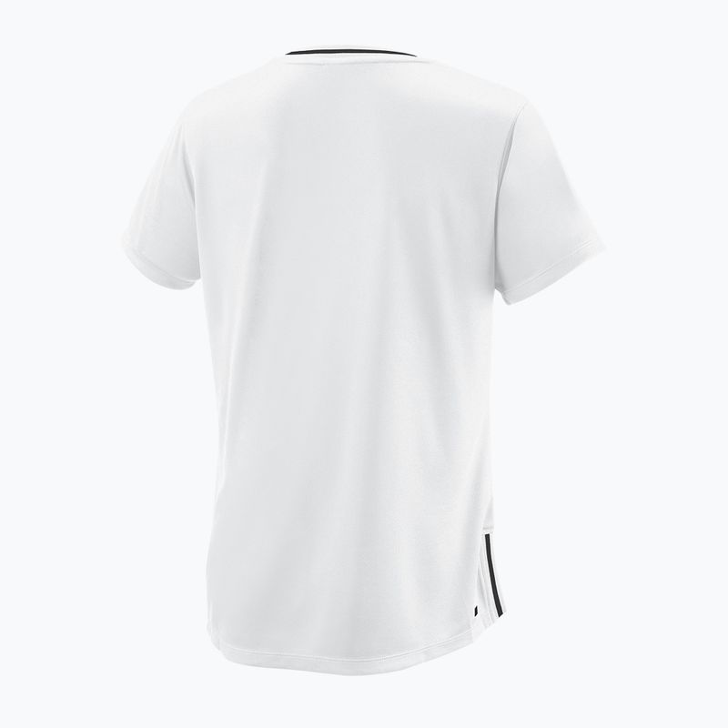 Футболка тенісна жіноча Wilson Team II V-Neck біла WRA795302 2
