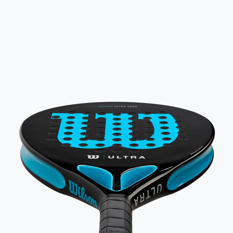 Ракетка для падл-тенісу Wilson Ultra Team V2 Padel чорно-блакитна WR067011U2 9