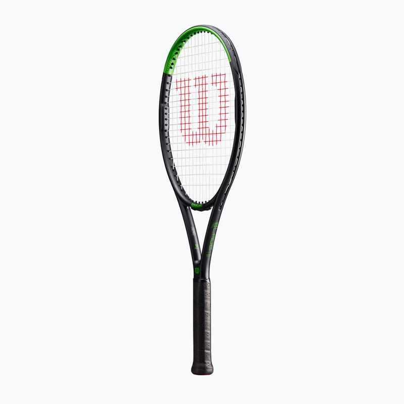 Ракетка тенісна Wilson Blade Feel 103 чорно-зелена WR083310U 9
