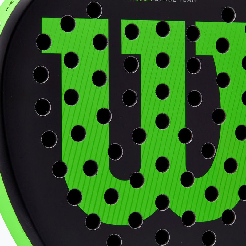 Ракетка для падл-тенісу Wilson Blade Team V2 Padel чорно-зелена WR067411U2 10