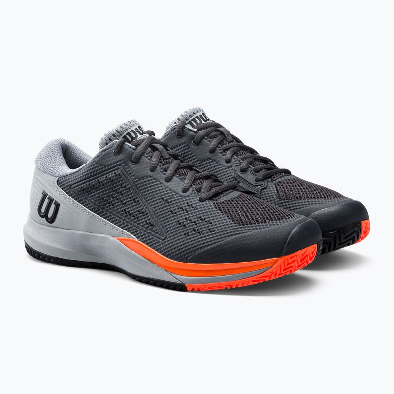 Кросівки для тенісу чоловічі Wilson Rush Pro Ace сірі WRS328660 5