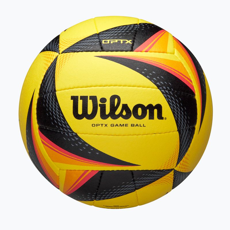 М'яч волейбольний Wilson OPTX AVP VB Game black/yellow розмір 5