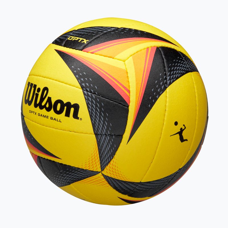 М'яч волейбольний Wilson OPTX AVP VB Game black/yellow розмір 5 3