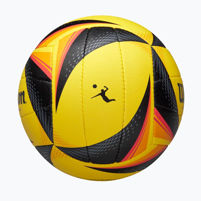 М'яч волейбольний Wilson OPTX AVP VB Game black/yellow розмір 5 4