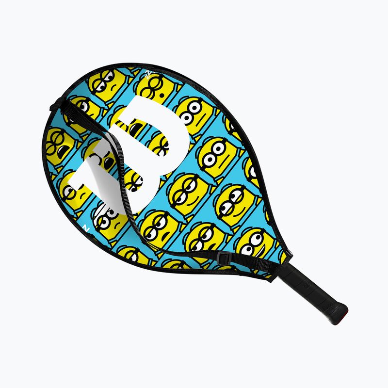 Ракетка тенісна дитяча Wilson Minions 2.0 Jr 21 блакитно-жовта WR097110H 8