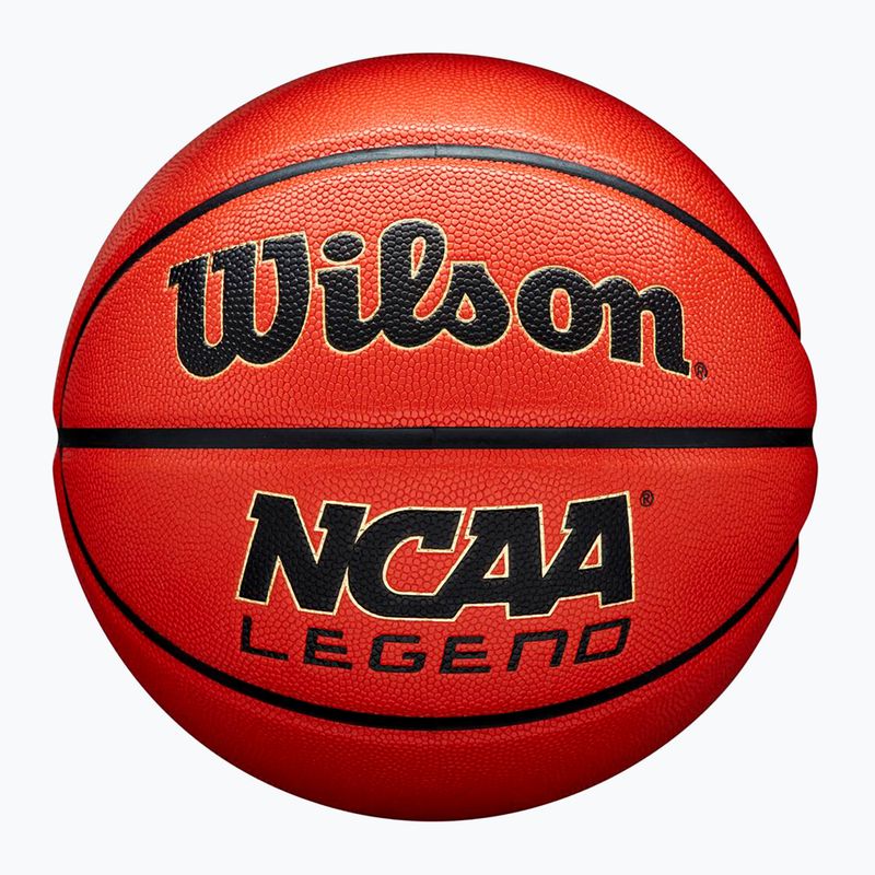М'яч баскетбольний Wilson NCAA Legend orange/black розмір 5