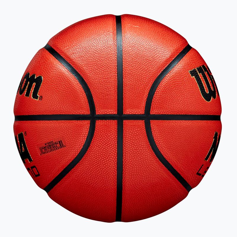 М'яч баскетбольний Wilson NCAA Legend orange/black розмір 5 5