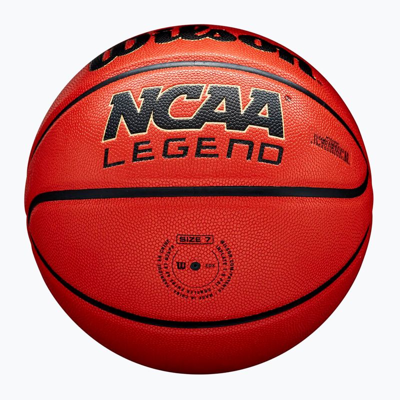 М'яч баскетбольний Wilson NCAA Legend orange/black розмір 5 6