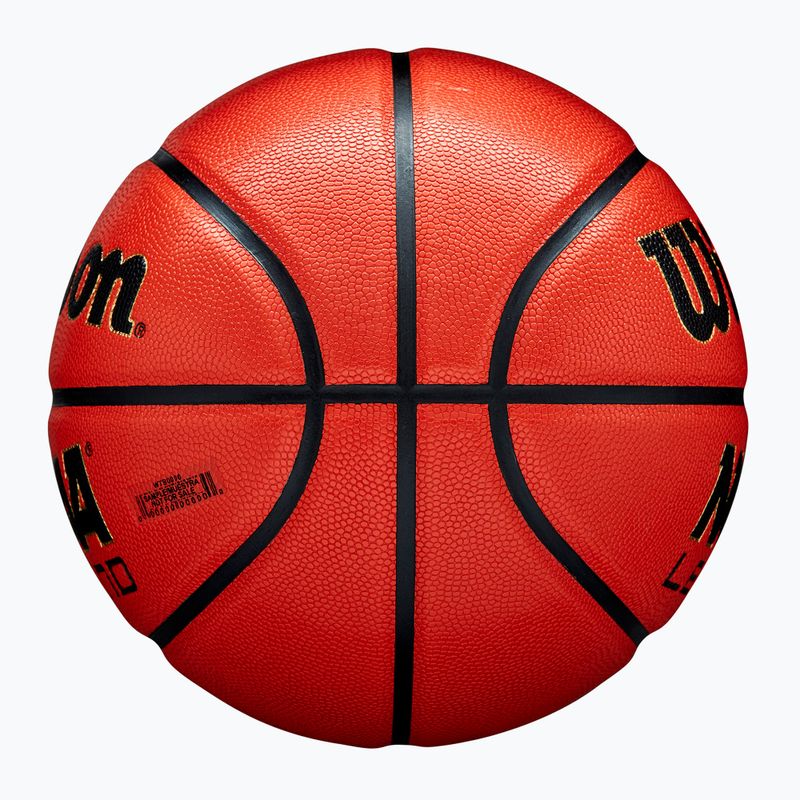М'яч баскетбольний Wilson NCAA Legend orange/black розмір 7 4