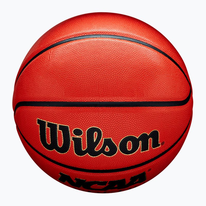 М'яч баскетбольний Wilson NCAA Legend orange/black розмір 7 5