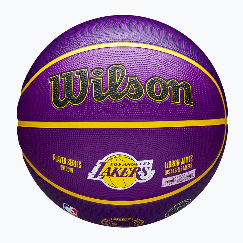 Баскетбольний м'яч Wilson NBA Player Icon Outdoor Lebron WZ4005901XB7 Розмір 7 6