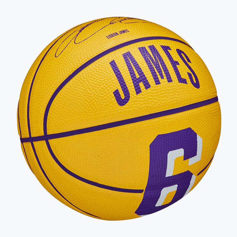 Баскетбольний м'яч Wilson NBA Player Icon Mini Lebron WZ4007201XB3 Розмір 3 2