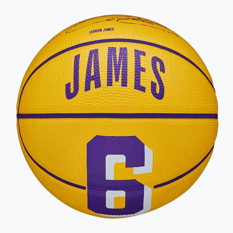 Баскетбольний м'яч Wilson NBA Player Icon Mini Lebron WZ4007201XB3 Розмір 3 3