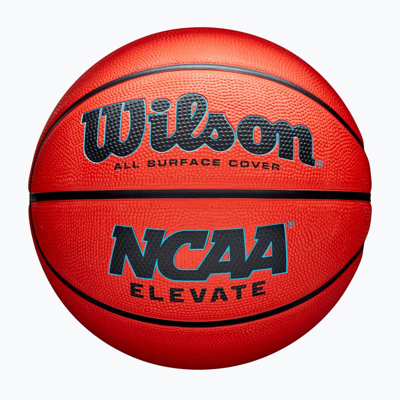 М'яч баскетбольний дитячий Wilson NCAA Elevate orange/black розмір 5