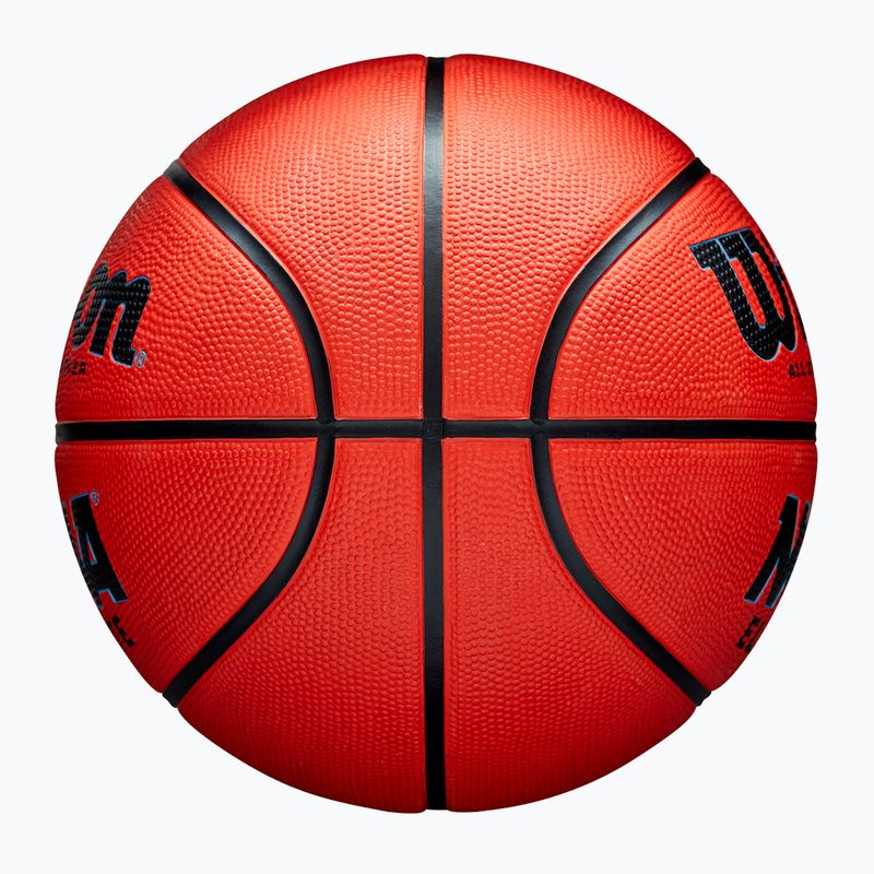 М'яч баскетбольний дитячий Wilson NCAA Elevate orange/black розмір 5 6