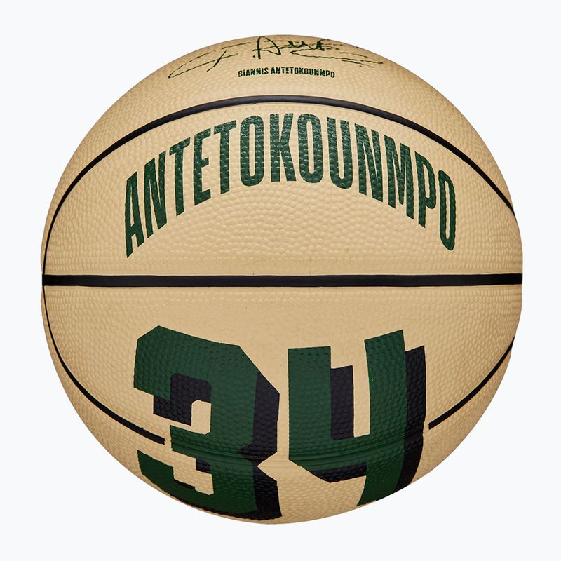 Баскетбольний м'яч Wilson NBA Player Icon Mini Giannis WZ4007501XB3 Розмір 3 2