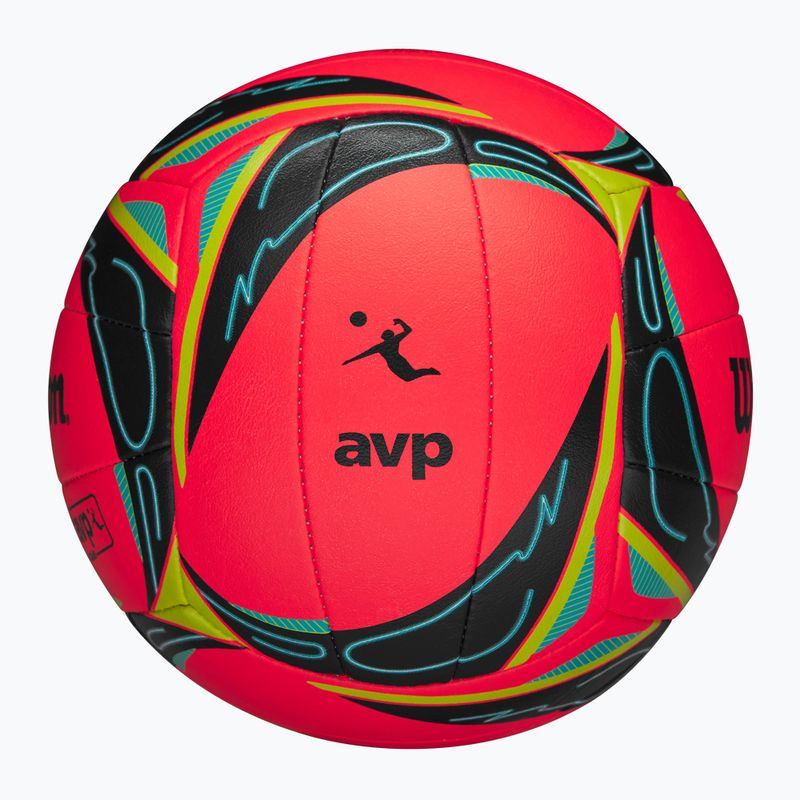 М'яч волейбольний пляжний/для трави Wilson AVP GRX Grass Game Ball red розмір 5 4