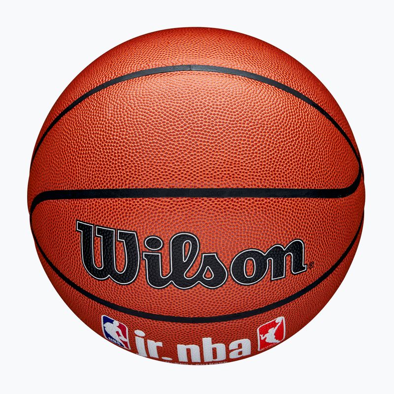 М'яч баскетбольний Wilson NBA JR Fam Logo Indoor Outdoor brown розмір 7 4