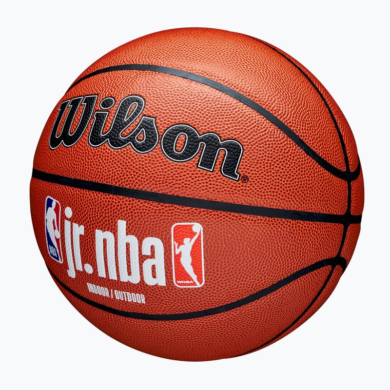М'яч баскетбольний Wilson NBA JR Fam Logo Indoor Outdoor brown розмір 6 3