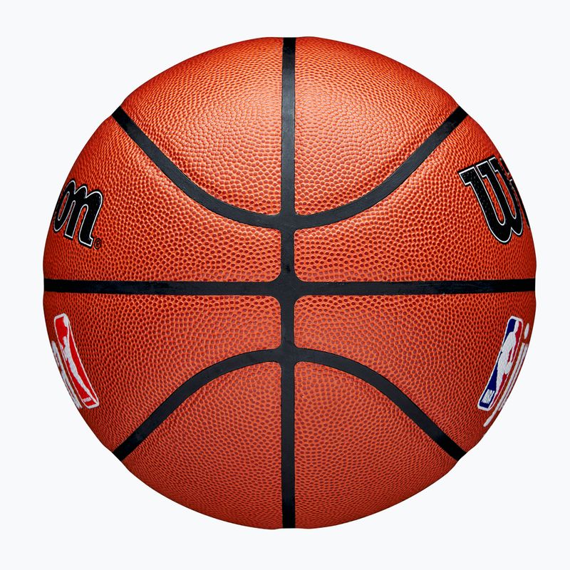 М'яч баскетбольний Wilson NBA JR Fam Logo Indoor Outdoor brown розмір 6 6