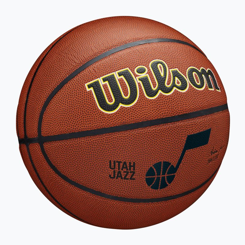 Баскетбольний м'яч Wilson NBA Team Alliance Utah Jazz WZ4011902XB7 Розмір 7 2