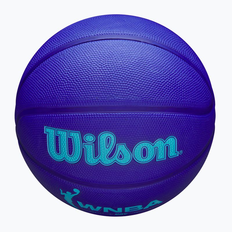 М'яч баскетбольний Wilson WNBA DRV blue/turquoise розмір 6 4