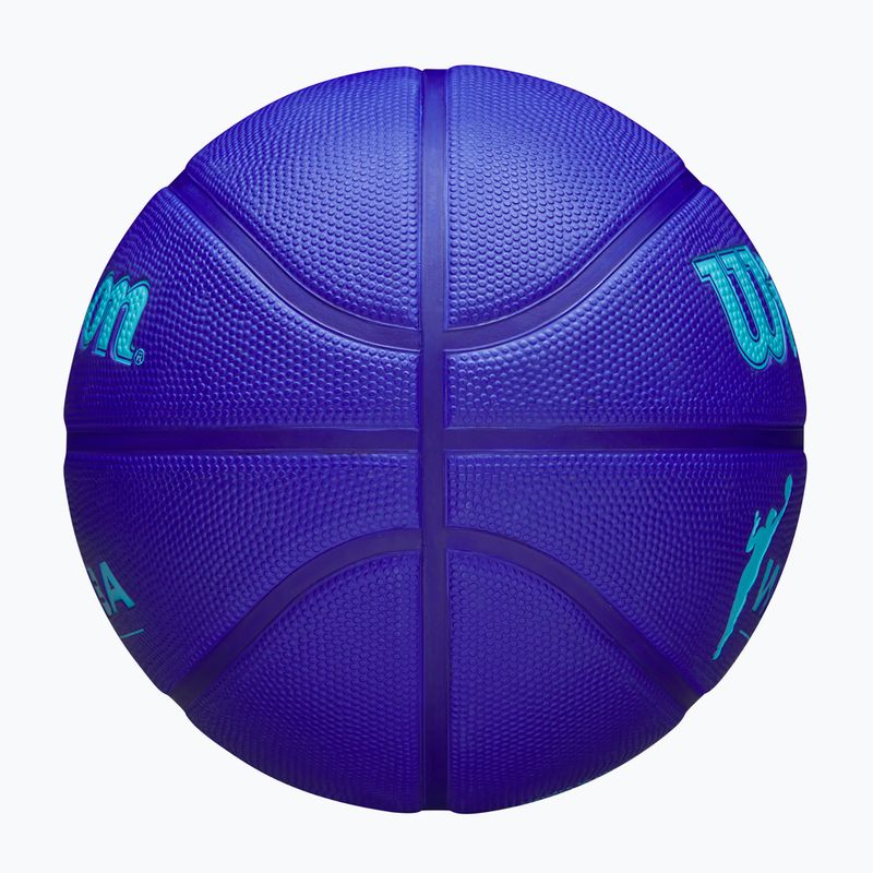 М'яч баскетбольний Wilson WNBA DRV blue/turquoise розмір 6 6